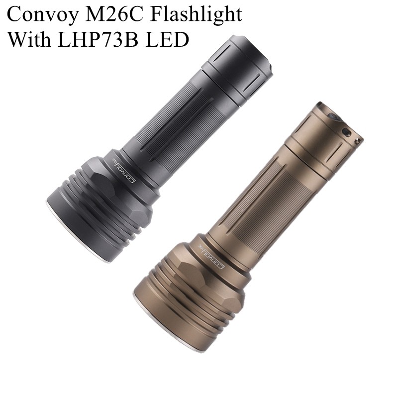 ไฟฉาย Convoy M26C ติดLED Floodlight LHP73B เหมาะสำหรับการเดินป่าและแคมป์ปิ้ง