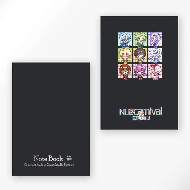 New World Carnival Merchanded Nu: Carnival Nu: Carnival Anime Game Notebook