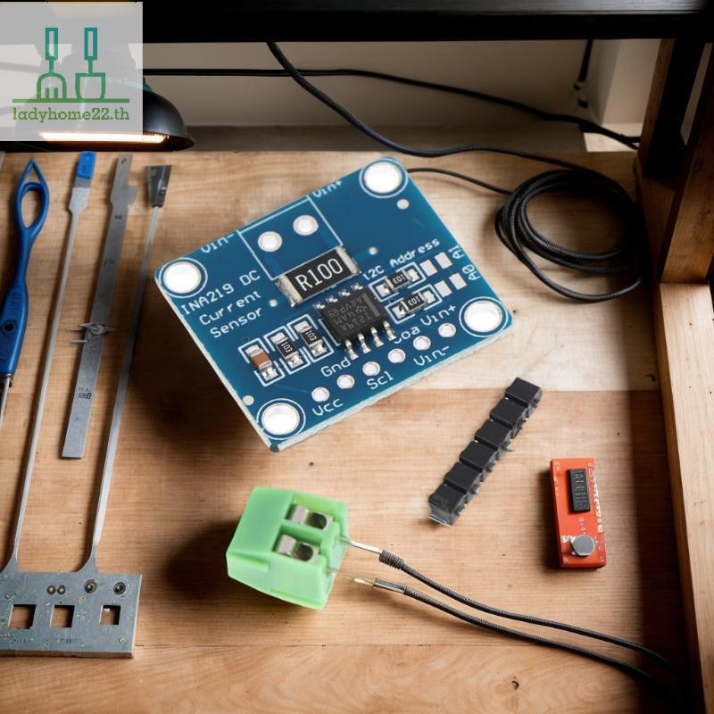 DOULLADY 1/3/5pcs INA219 โมดูลสีฟ้า DIY 3V-5V IIC I2C MCU-219 Bidirectional Current Power Supply Mon