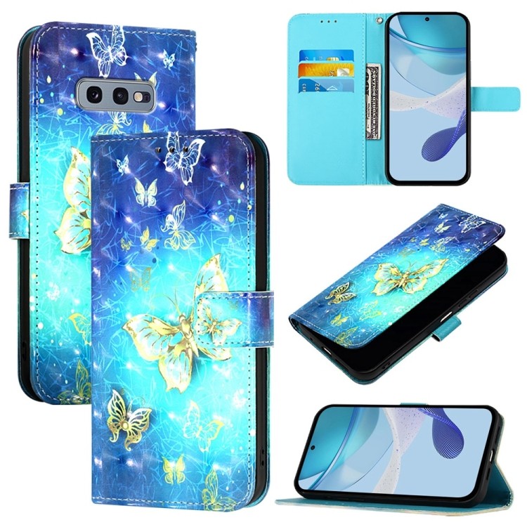 ถึงการจัดส่ง 3Dภาพวาดแนวนอนหนังพลิกเคสโทรศัพท์สําหรับSamsung Galaxy S10e/Samsung Galaxy S10+/Samsung