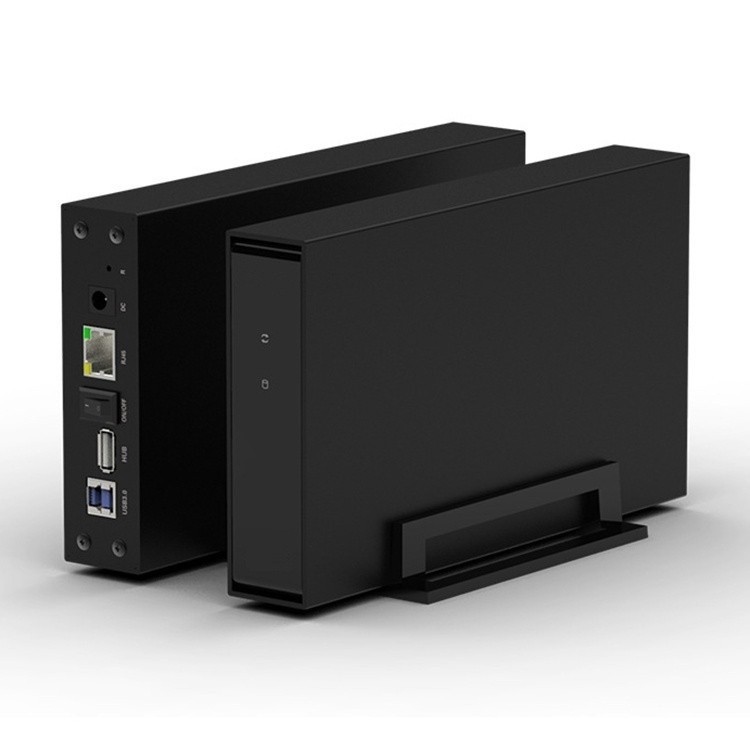 NAS Storage External HDD Enclosure 3.5'' SATA USB3.0 NAS Case Cellphone Computer Hard Disk Intellige