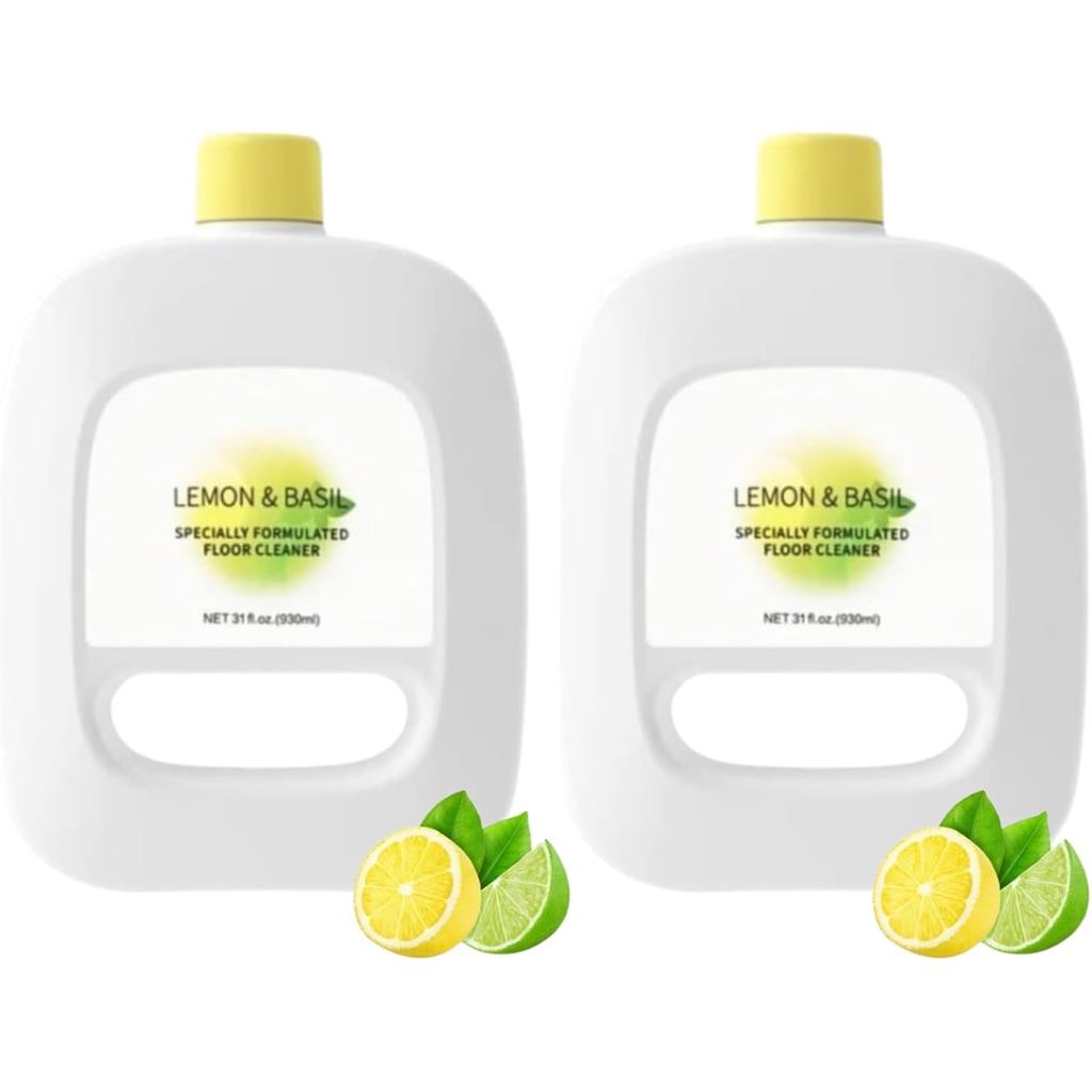 น้ํายาทําความสะอาดพื้นเข้ากันได้กับ Narwal Freo/Freo X Ultra/J4/J3/J2/J1 Lemon & Basil Scented 930ml