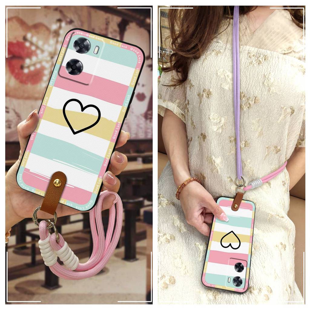 สร้อยคอสกปรกทนเคสโทรศัพท์สําหรับOPPO A57 4G 2022/A57S 4G/A57E 4G/A77 4G/A77Sทนทานกันน้ําAnti-KNOCKแน