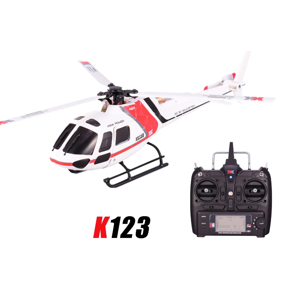 Wltoys Xk K110 6ch 3d 6g ระบบรีโมทคอนโทรล Brushless Rc เฮลิคอปเตอร์ Bnf ไม่มีเครื่องส่งสัญญาณ K100/k