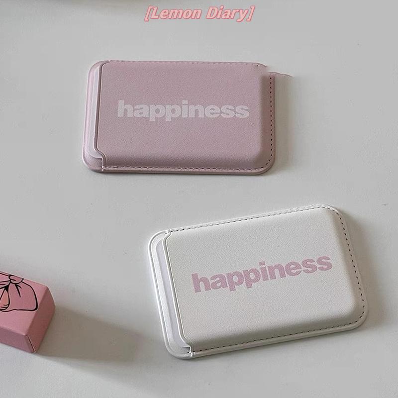 แอลดี| Simple Magnetic Phone Back Card Holder Case สําหรับ 15 14 13 12 สําหรับกระเป๋าสตางค์สําหรับ ID Card ใหม่ - รูปที่ 3