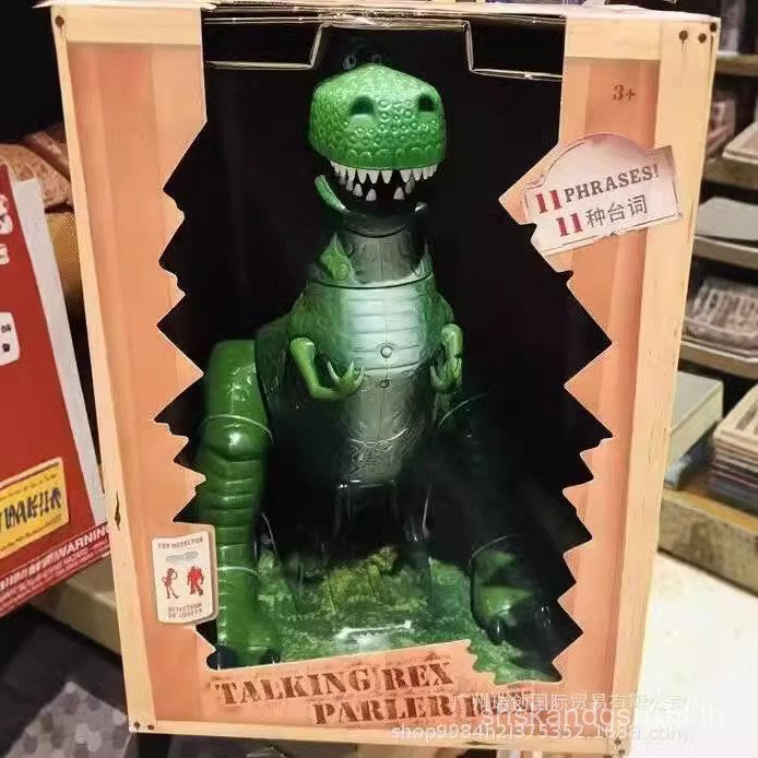 Woody Rex Movable Hug Dragon Model Figure Rex Buzz Toy Story Voice Deluxe Edition Toy