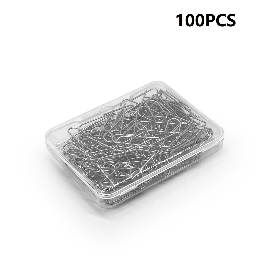 [bestshe 08066] ห่วงกระโดดลวด Nichrome อุณหภูมิสูง 21 วัดตะขอแขวนเซรามิกรูปตัวยู