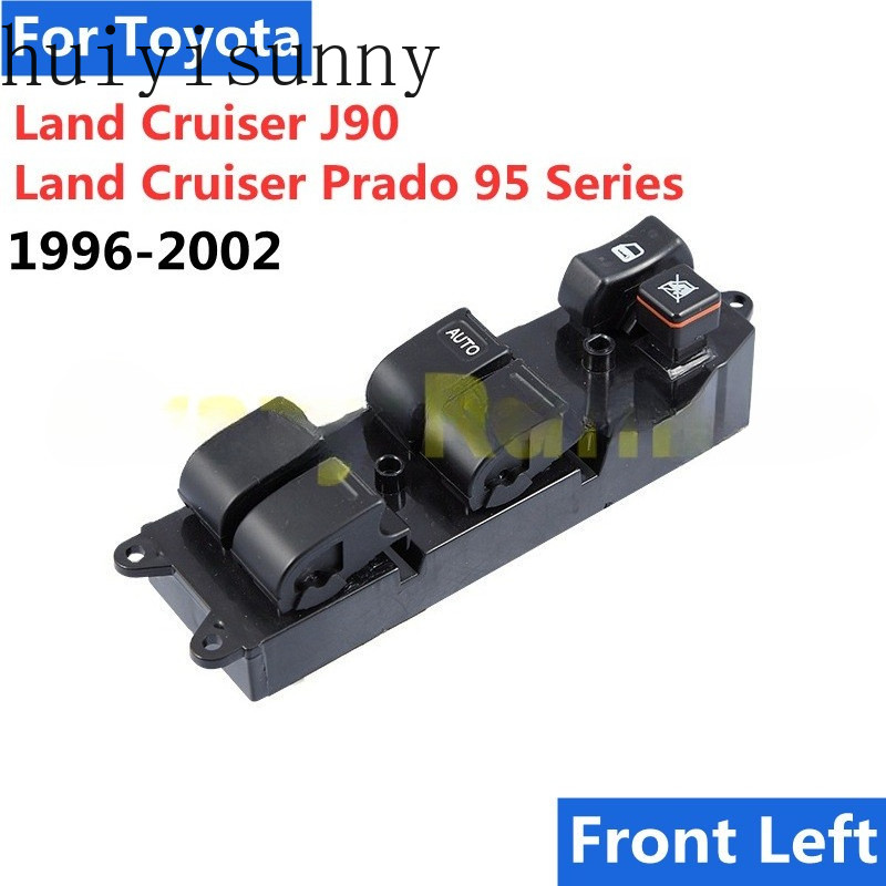 HYS 14pins ไดร์เวอร์ซ้ายด้านข้างสวิทช์หน้าต่างสําหรับ Toyota Land Cruiser J90 1996-2002 Land Cruiser