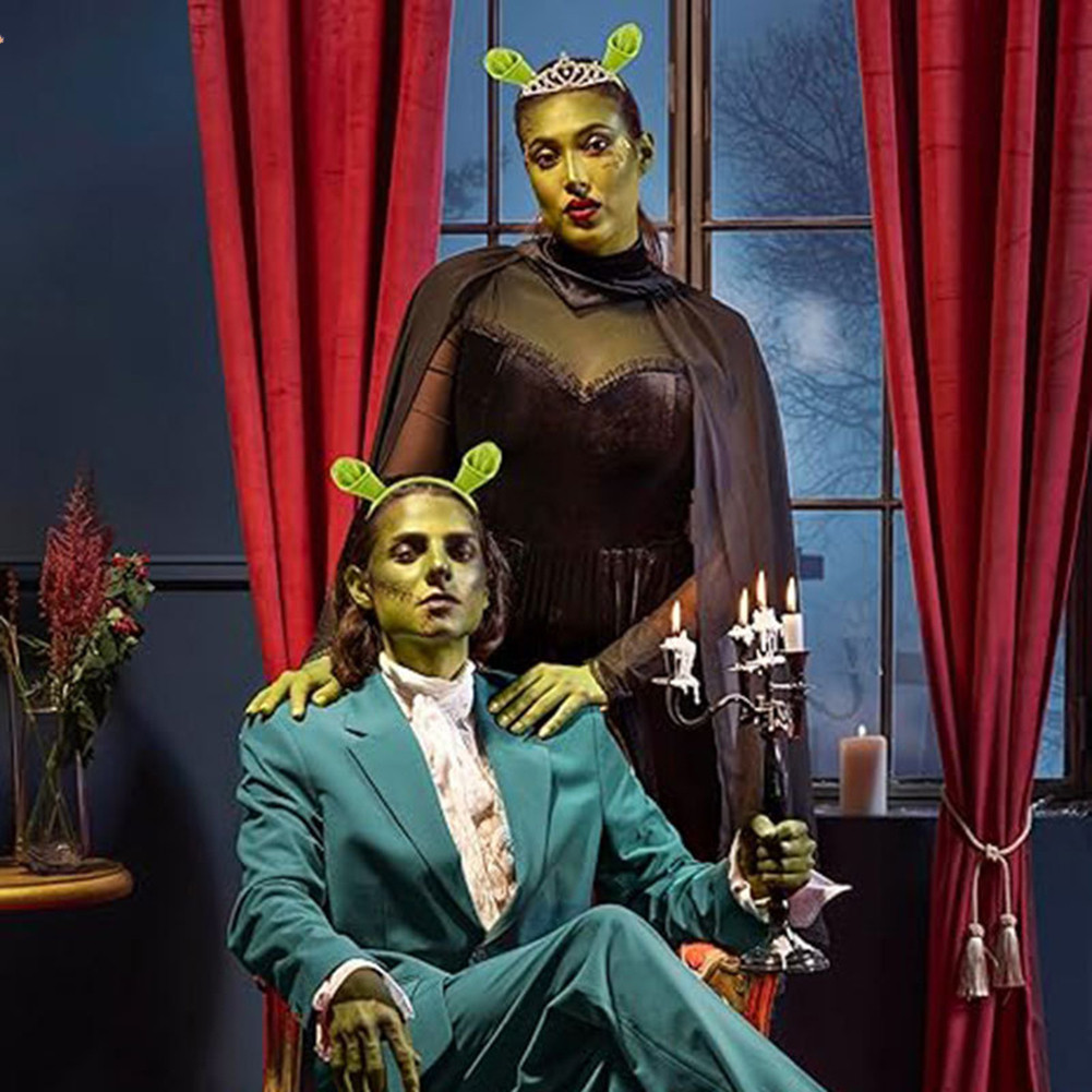 Headband ก้านหู Shrek อุปกรณ์เสริมสำหรับคอสเพลย์และทรงผม ใช้งานได้ทั้งวัน