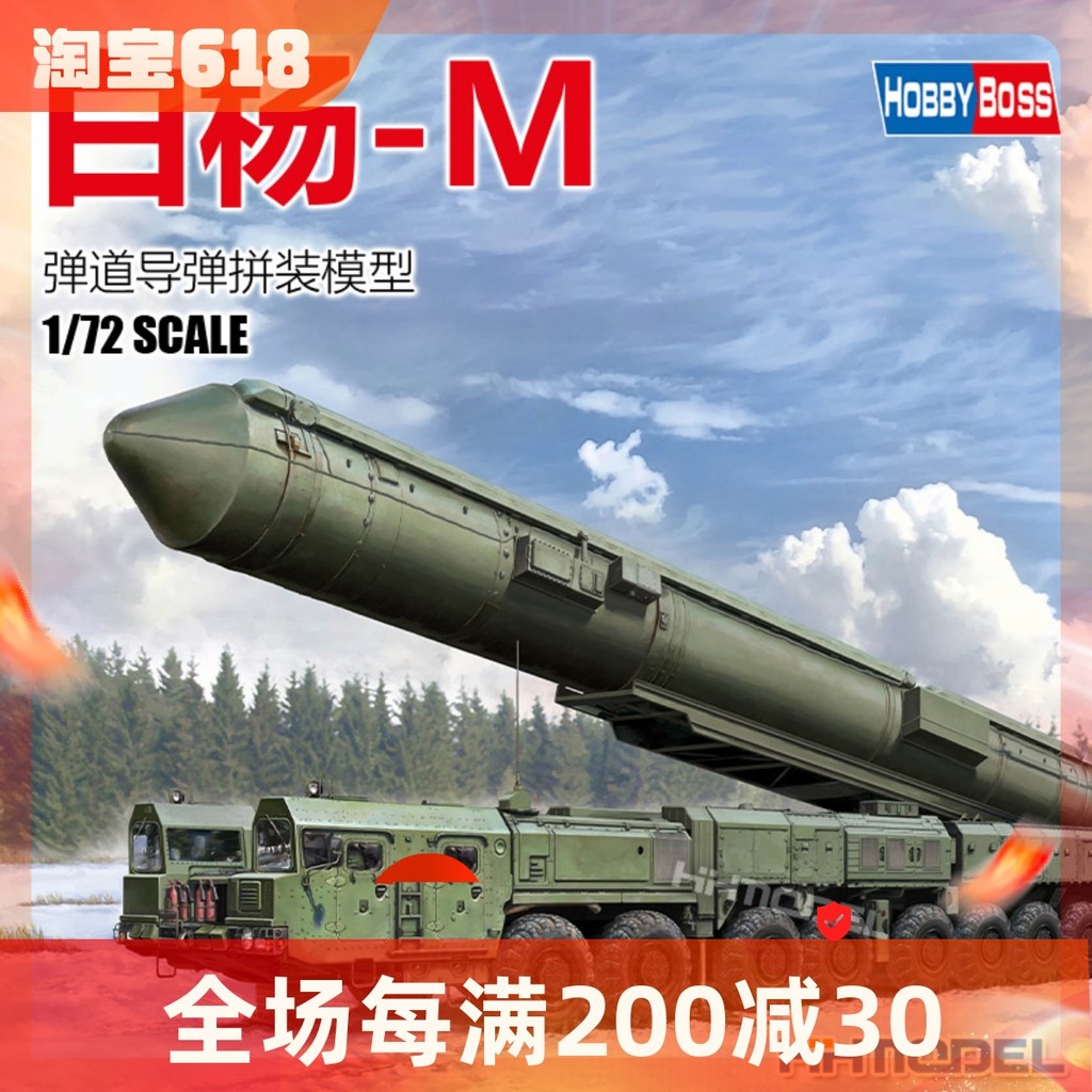 Henghui Model hobbys 82952 1/72 Poplar-M Type Ballistic Missile Assembly Model