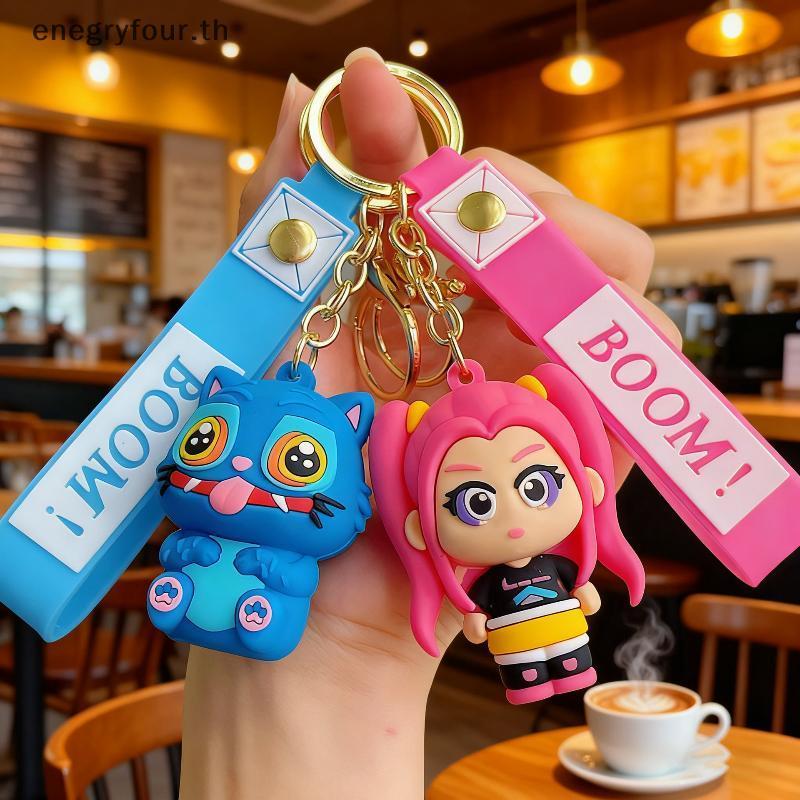 ของขวัญและของเล่น KPop Devil Hunter Peripheral Widget Rumi Mira Zoe PVC พวงกุญแจกระเป๋าเป้สะพายหลังต