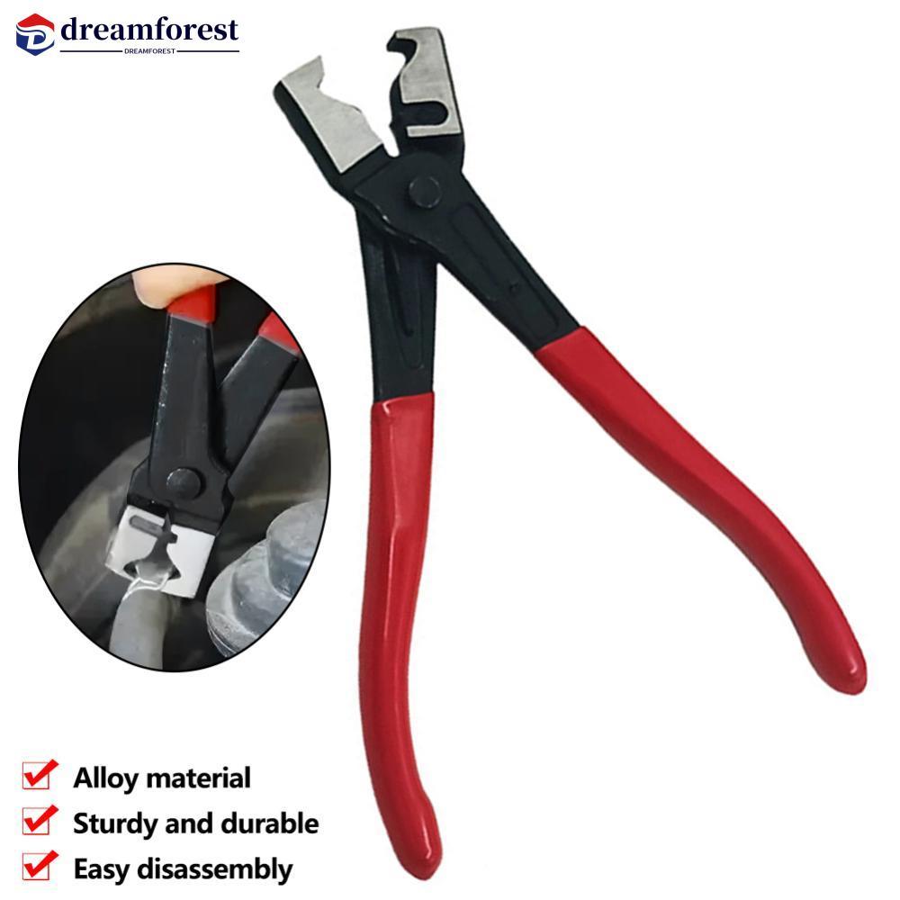 DFS รถน้ําน้ํามันท่อคีมกําจัด Professional ประเภท Auto ท่อคลิป Plier มือถือโลหะคอ Clamp คีมท่อคีม