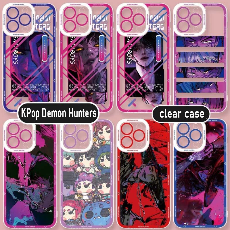 แฟชั่น KPop Demon Hunters สําหรับ OPPO Reno 5Z 6Z Realme C71 C15 C12 C11 C20 3 7 Pro 9i A76 A36 A96 