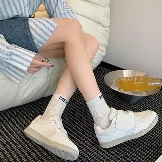 [LN729] รองเท้าลำลองผู้หญิง PU สวมใส่สบาย มีสไตล์ ไม่ลื่น สวมใส่ง่าย รองเท้านักเรียน ไซส์ 36-42