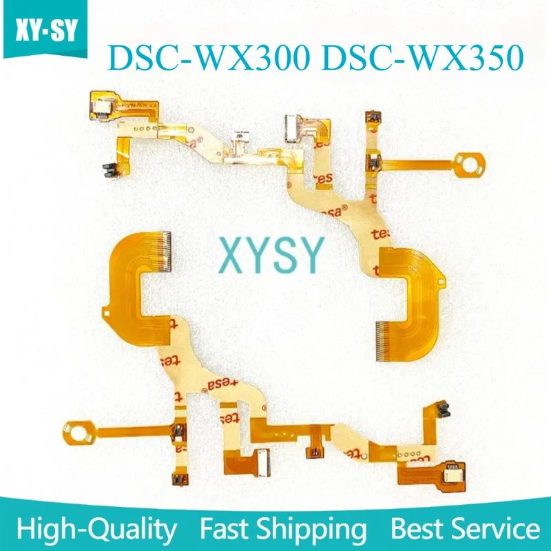 1pcs ใหม่ WX300 WX350 เลนส์ Flex สายด้านหลังหลักยืดหยุ่น FPC Sensor + ซ็อกเก็ตสําหรับ Sony DSC-WX300