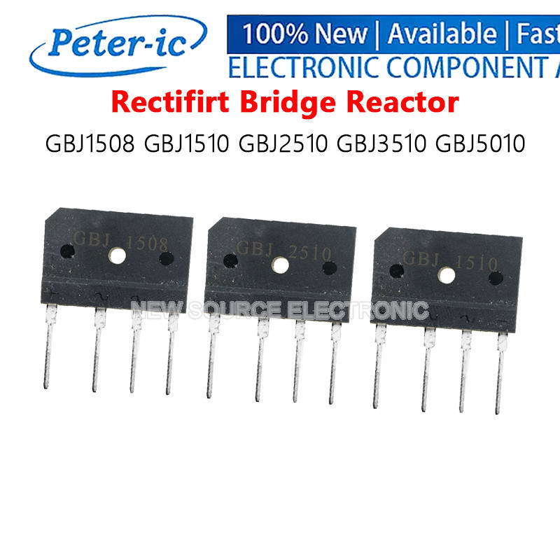 (1 ชิ้น) GBJ1508 Rectifirt Bridge Reactor GBJ1510 GBJ2510 GBJ3510 GBJ5010