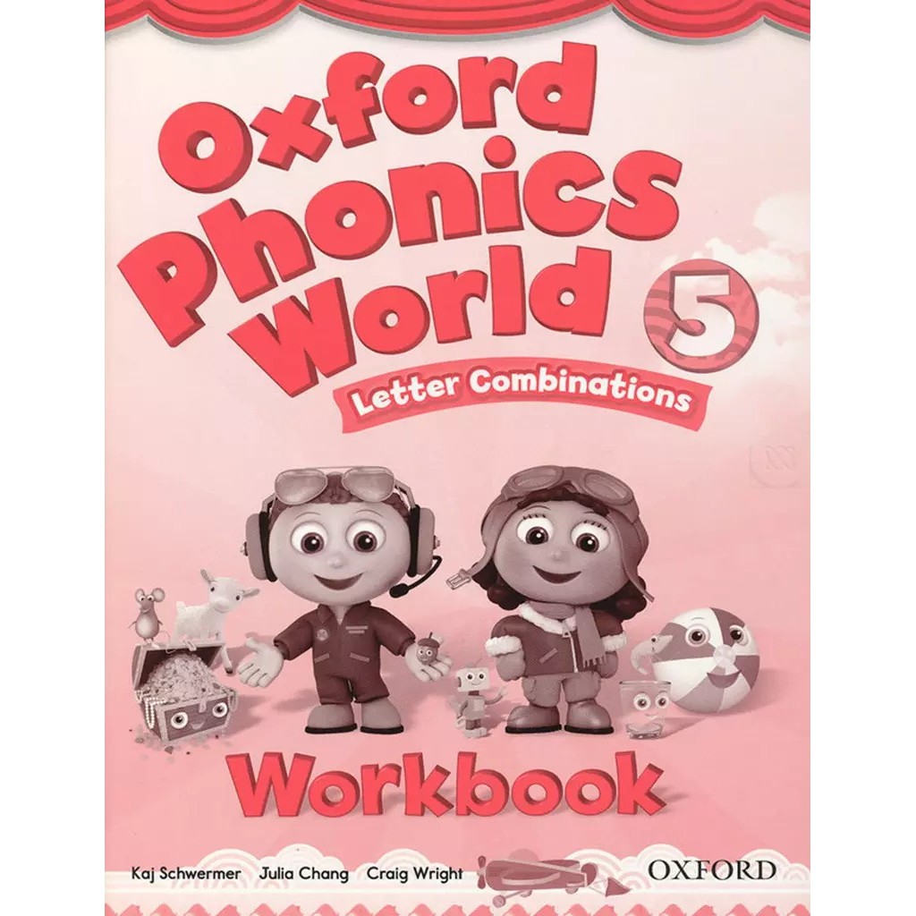 Bundanjai (หนังสือ) Oxford Phonics World 4 : Workbook (P)