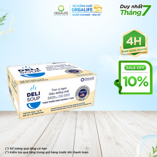 Thùng 30 Hộp DELISOUP Hỗ Trợ Hệ Miễn Dịch, Tiêu Hóa Tốt (250ml/Hộp)