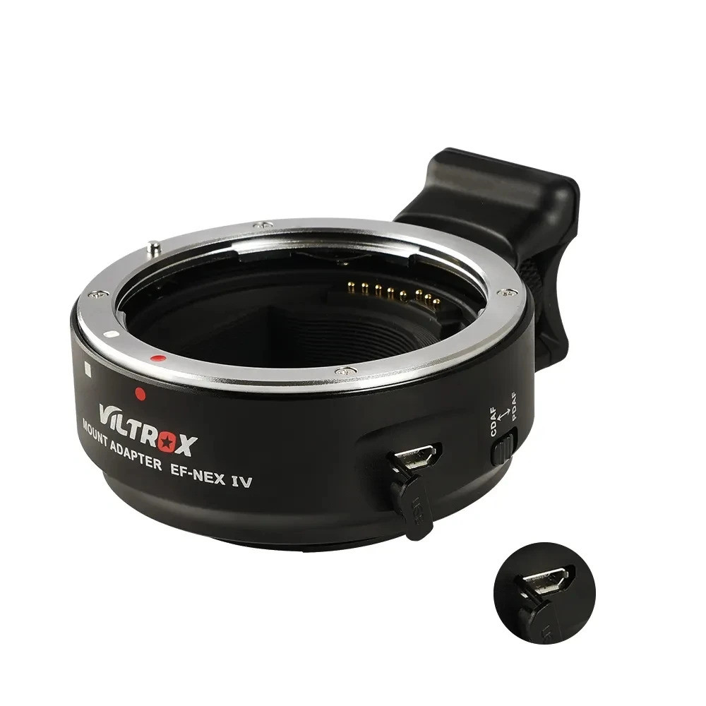 ผู้ขายที่ดีที่สุด Viltrox EF-NEX IV อะแดปเตอร์เลนส์โฟกัสอัตโนมัติสําหรับ Can0n EOS EF EF-S เลนส์ E N
