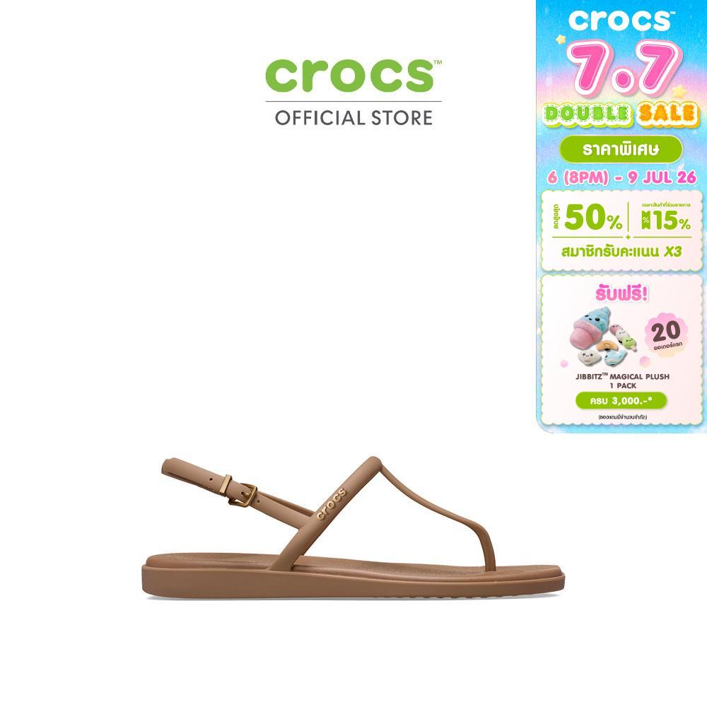 CROCS รองเท้าแตะผู้หญิง MIAMI THONG FLIP รุ่น 209793-2JJ - MILK CHOCOLATE