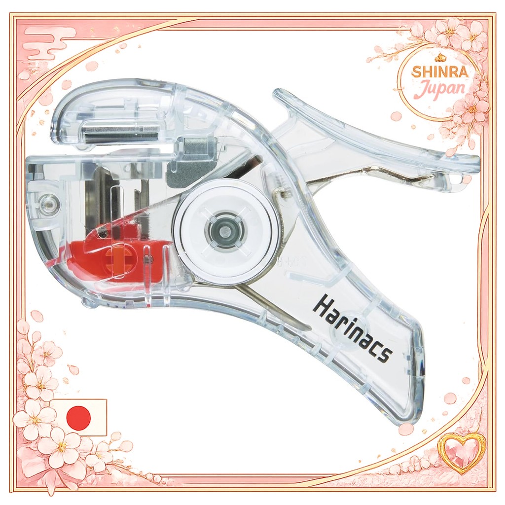 《Direct From Japan》  KOKUYO Stapler Needleless Stapler Harinax Compact Alpha TM White SLN-MSH305TM-W