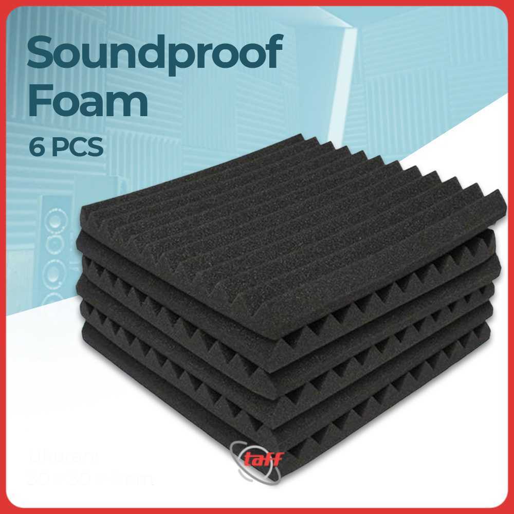 โฟมกันเสียง โฟมไข่ 31x31x2.5ซม. 6ชิ้น - SFS1