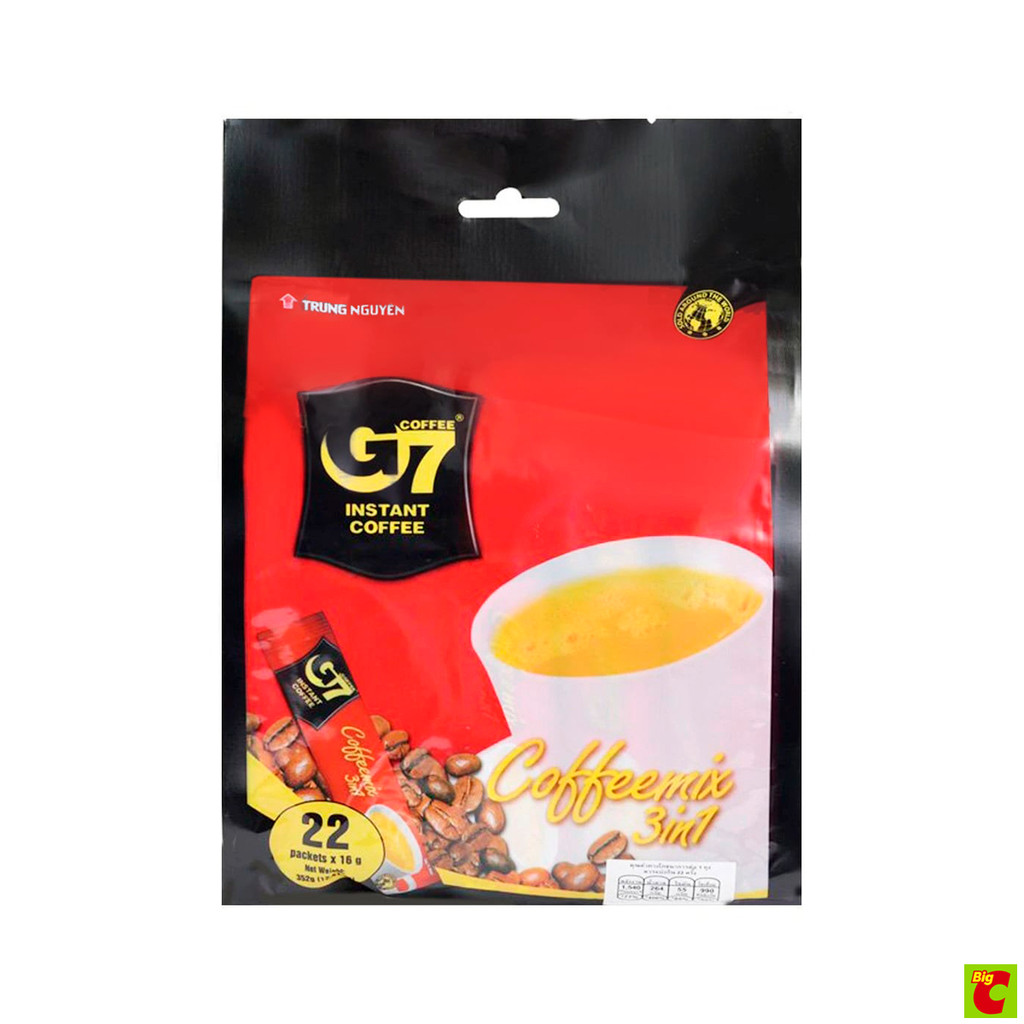 จี 7 กาแฟสำเร็จรูป 3 อิน 1 ขนาด 352 ก.