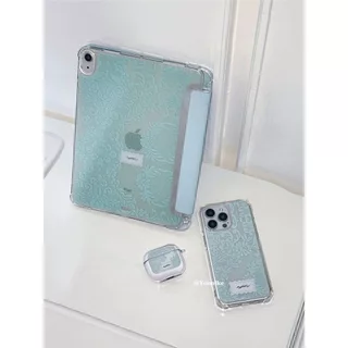 Dream Core Girl Mint Lace สไตล์เกาหลี ins เหมาะสําหรับ iphone17pro/17promax เคสป้องกัน Apple 16 เคสโทรศัพท์ 16promax เคสป้องกัน 15 กันกระแทก 13/14 กรณี 11/12/12promax/17air