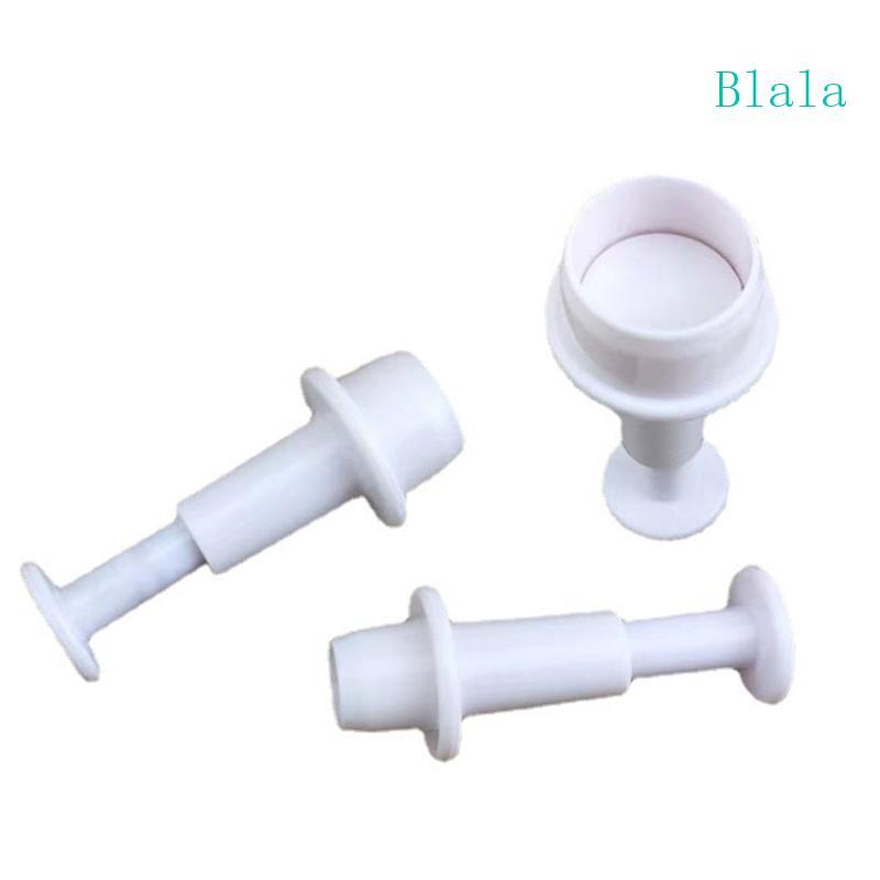 Blala Fondant Plunger Cutter อุปกรณ์ตกแต่งเค้ก Fondant แม่พิมพ์วัสดุพลาสติก