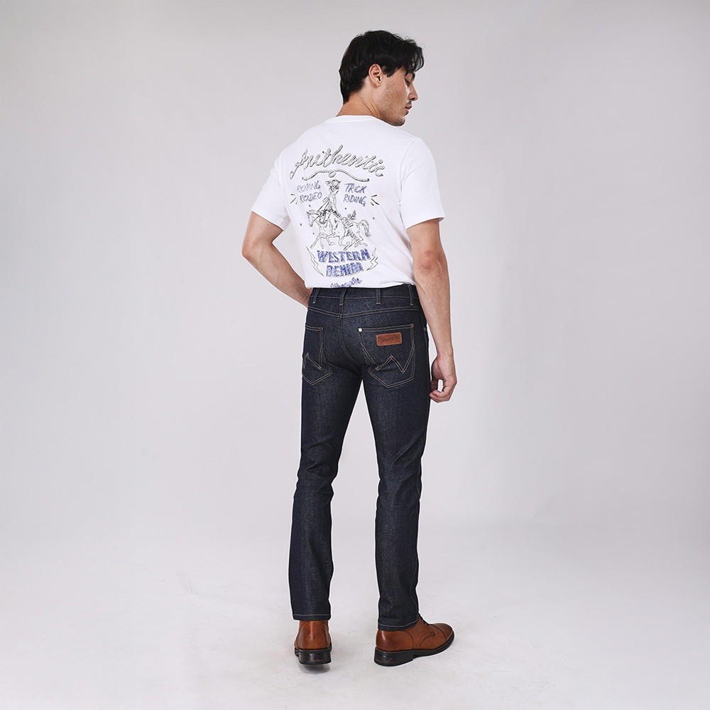 WRANGLER กางเกงยีนส์ผู้ชาย เอวต่ำ ทรงเข้ารูป รุ่น WR รูปที่ 5