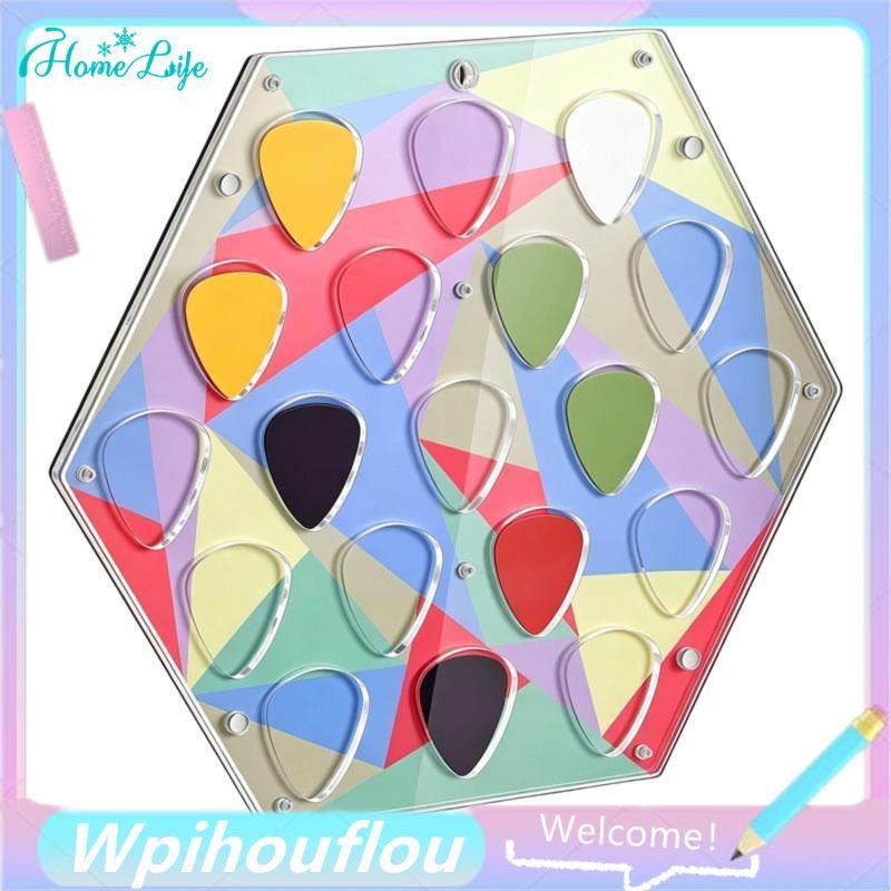 [HoME&life] Guitar Pick Display Case Guitar Pick Wall Mount Guitar Pick Storage Holder