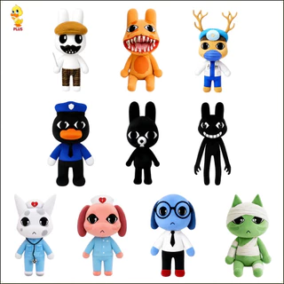 PLUS✨Roblox Animal Hospital ตุ๊กตา Plushie สนุกเลขาธิการสุนัข ดร. ฮาร์โลว์ พยาบาลกวาง กระต่าย Plushies ของขวัญวันเกิด ของขวัญฮัลโลวีน