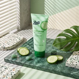 Boots Cucumber Face Wash 150Ml บู๊ทส์ คิวคัมเบอร์ เฟซ วอช 150มล.