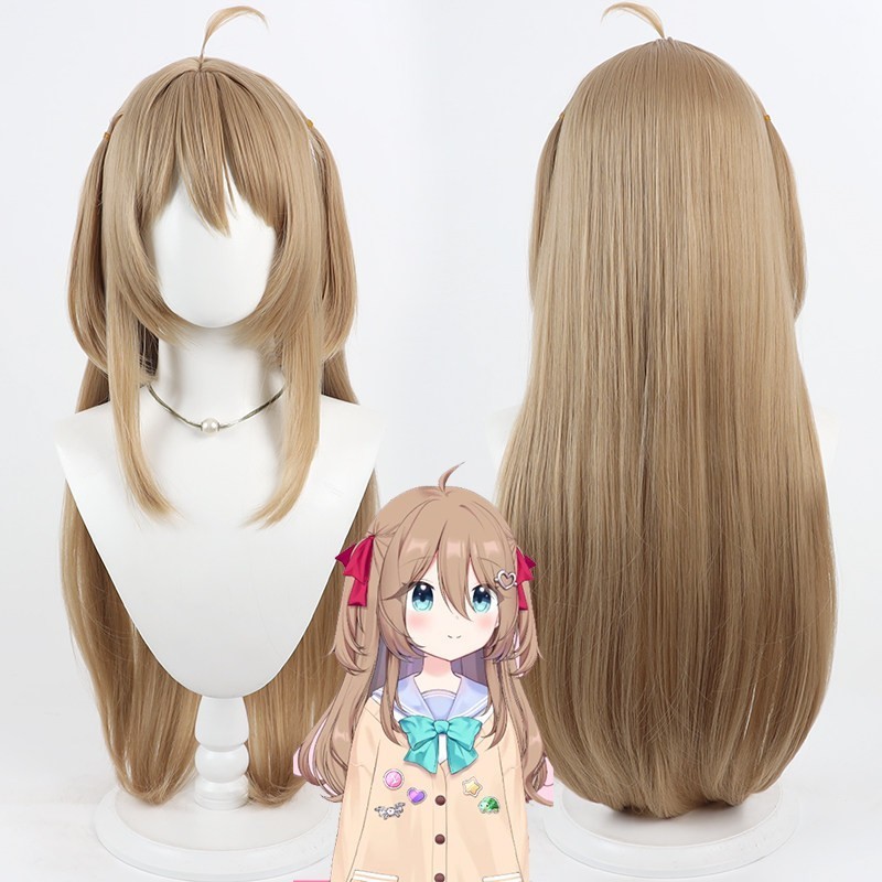 Virtual VTuber Neuro-sama V3 Model Cosplay Wig, Realistic Scalp Natural Hair Wig for Anime Cosplay