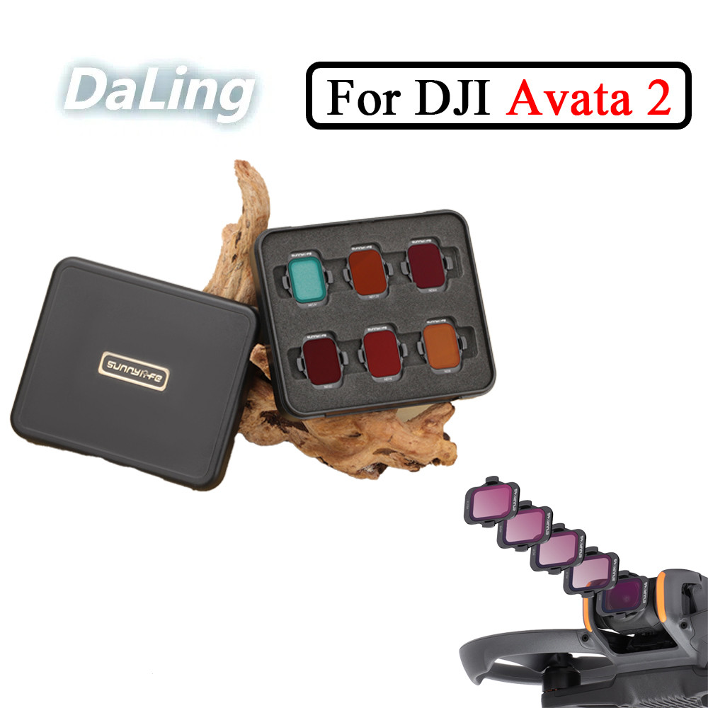 สําหรับ DJI AVATA2 กรอง ND64 ND128 ลดแสง MCUV ผ่านเครื่อง ND16 กรอง AVATA2 อุปกรณ์เสริม