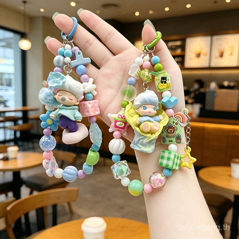 Original dimoo Childlike Change Baby Cute Mobile Phone Chain Bag Hanging Keychain Car Hanging ccd แฟนของขวัญขายส่ง