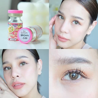 คอนแทคเลนส์🌈Mini Cemore🌈 Brown/Gray (Kitty Kawaii) ขนาดมินิ💖ขายดี🍭