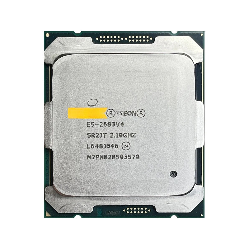 Xeon E5-2683 v4 E5 23683 v4 E5 2683v4 2.1 GHz ใช้แกนสิบหก 40M 120W 14nm LGA 2011-3 ใหม่ใหม่