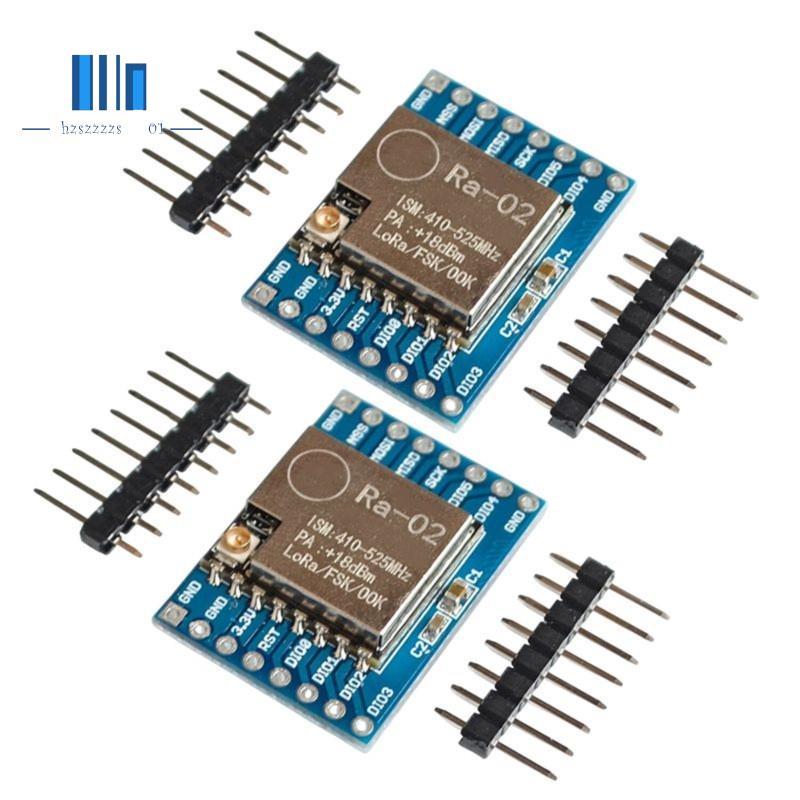 2PCS SX1278 LoRa โมดูล 433MHZ SX1278 LoRa โมดูล 10KM Ra-02 โมดูลไร้สายไร้สาย Spread Spectrum Transmi