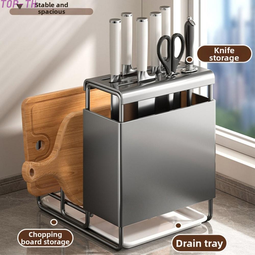 Cutting Boards Organizer，Stainless Steel Kitchen Utensils Rack Chopping