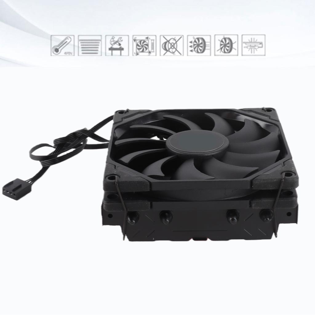 Lemendhk Fit สําหรับ ID-COOLING IS-40 V3 เสียงรบกวนต่ํา CPU Cooler พัดลมระบายความร้อนสําหรับ Intel L