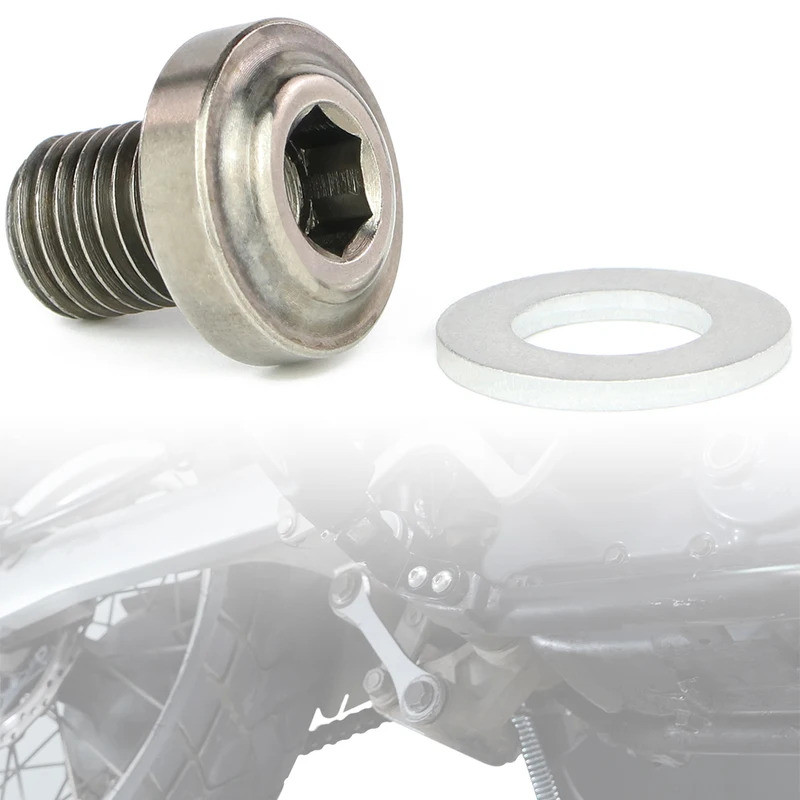 OT M12x1.5 Motorcycle Magnetic Engine Oil Drain Plug For Kawasaki KLR650 Ninja 650/400 Versys Versys