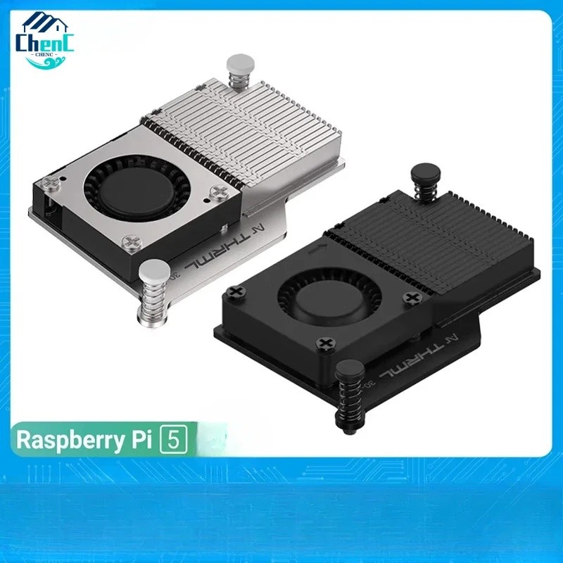 หม้อน้ํา WEArgon THRML สําหรับพัดลมระบายความร้อน Raspberry Pi 5 PWM 4pin DD