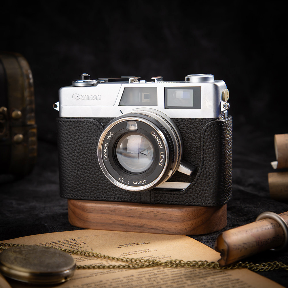 Invite Light เหมาะสําหรับ Canon QL17/QL19 รุ่นที่สองป้องกันกรณี QL19 Giii ชั้นแรก Cowhide กระเป๋ากล้
