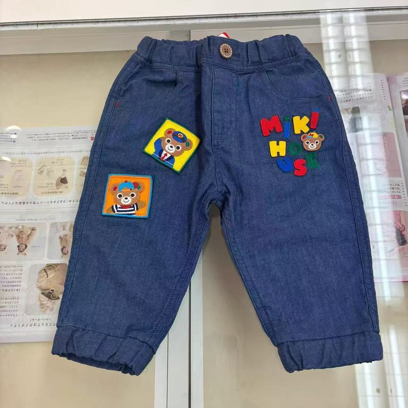 [คลังสินค้าพร้อมทั้งหมด] 26 Summer Street Wear เสื้อผ้าเด็ก High-Drip MIKI หมีน้อยกระต่ายกางเกงแห้งเ