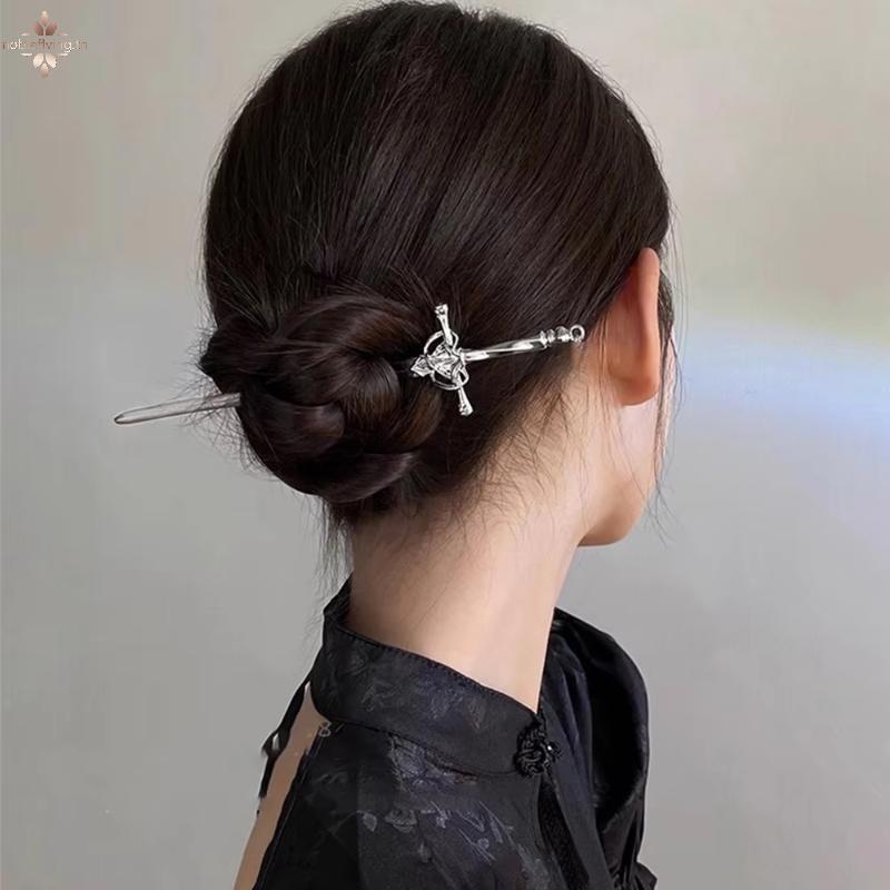 Nf สไตล์จีนดาบ Hairpin Creative Punk DIY ผมส้อมแฟชั่นอุปกรณ์เสริมผมผู้หญิงคอสเพลย์ของขวัญทุกวัน Choice bleflying