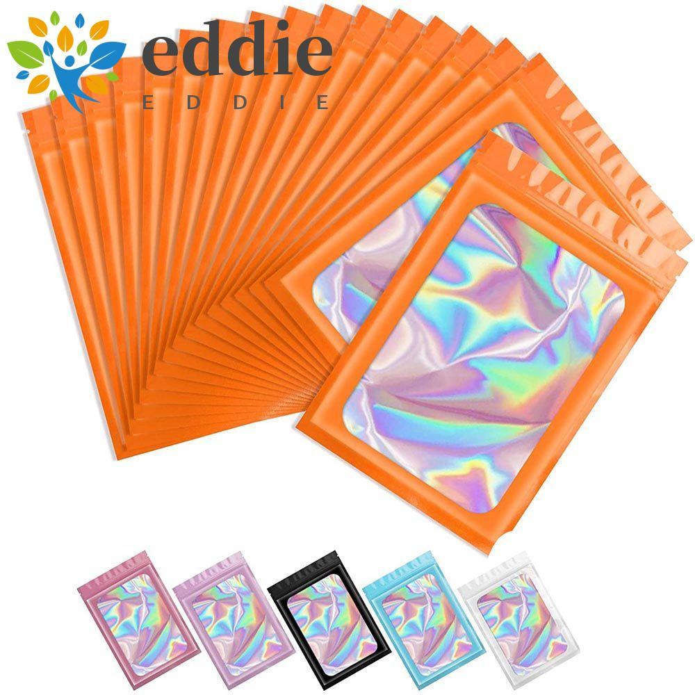EDIE ถุงกันกลิ่นพลาสติกสําหรับเก็บอาหารเครื่องประดับบรรจุภัณฑ์อลูมิเนียมฟอยล์ถุงฟอยล์โฮโลแกรม