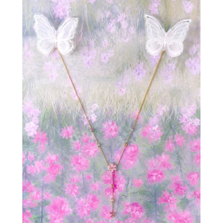 YVIS Glitz Brass Necklace - Posy Collection