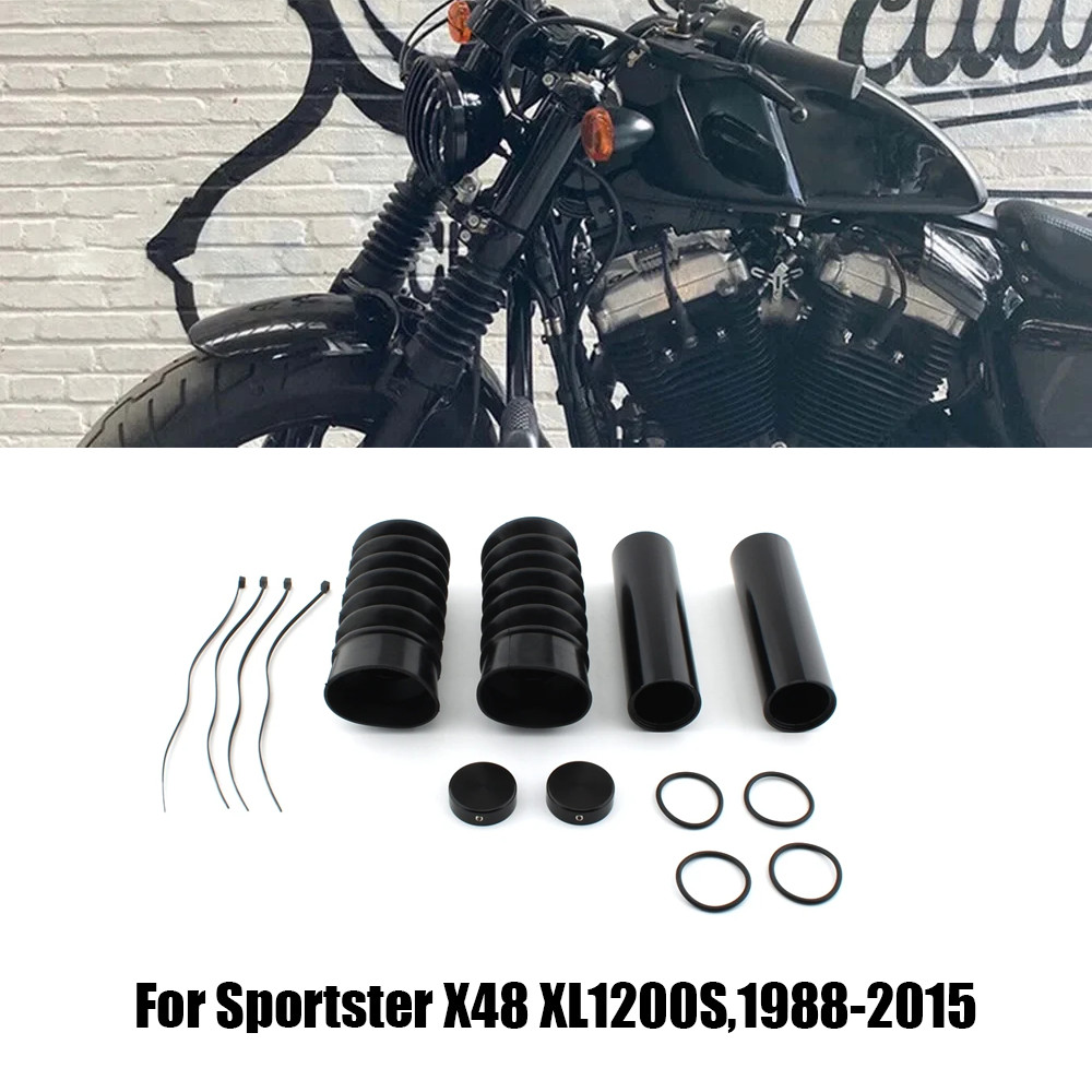 สําหรับ Sportster X48 XL1200S XL1200C XL1200X XL1200XS 1988-2015 รถจักรยานยนต์ด้านหน้า Lower ส้อมฝาค