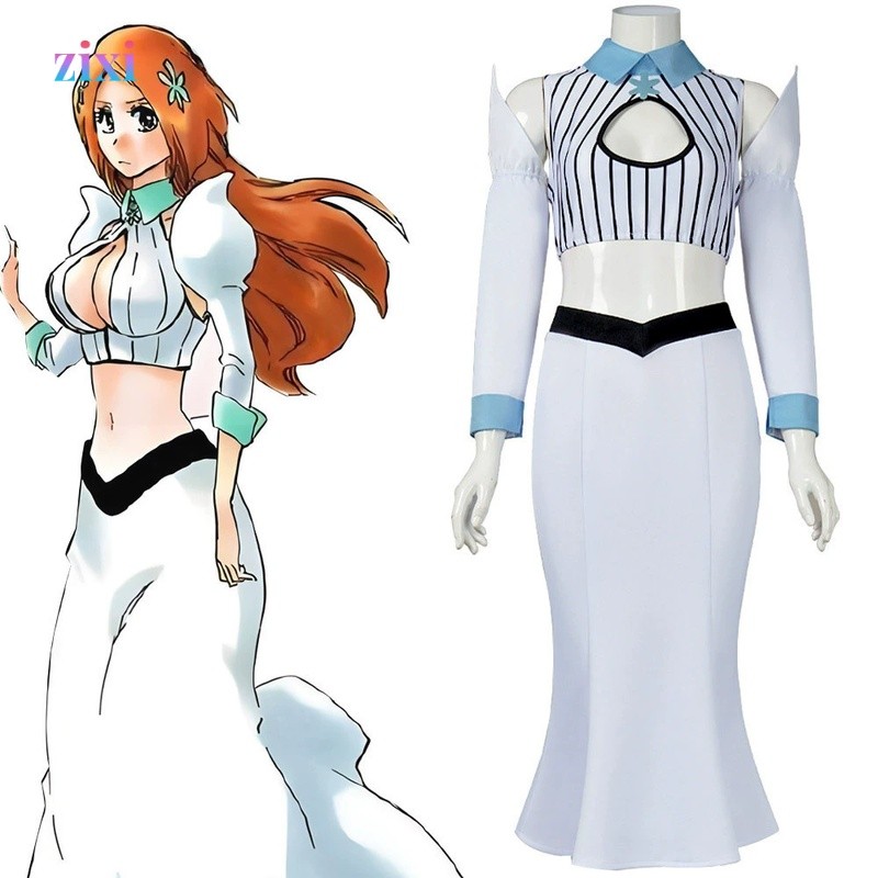 ชุดคอสเพลย์ Bleach Inoue Orihime, เครื่องแต่งกายสวมบทบาทเกม 2D, คอสเพลย์ Bleach Princess Inoue Orihi
